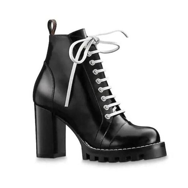 fashion martin boots women's genuine leather spring and autumnthick sole short boots plus size 42, Black
fashion martin boots women's genuine leather spring and autumnthick sole short boots plus size 42, Black