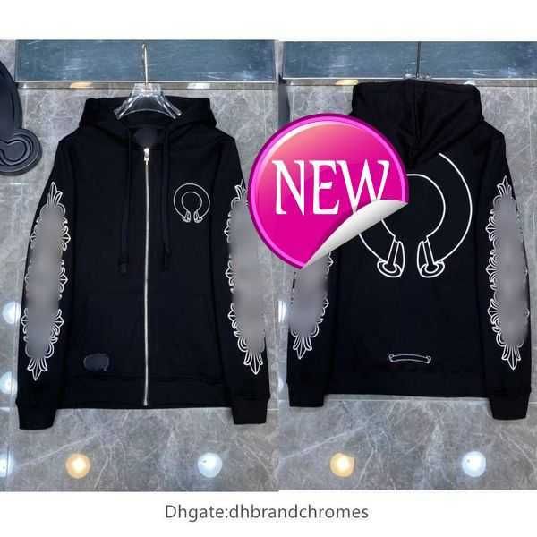 fashion luxury men's jackets designer zipper sweatshirts heart horseshoe cross print brand ch hoodies women chromes coat pullover 8pj5u, Black
fashion luxury men's jackets designer zipper sweatshirts heart horseshoe cross print brand ch hoodies women chromes coat pullover 8pj5u, Black