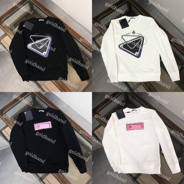 mens womens round neck hoodies designer loose sweatshirts triangle printed hoody sweaters, Black
mens womens round neck hoodies designer loose sweatshirts triangle printed hoody sweaters, Black