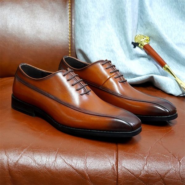 dress shoes mens dress shoes luxury genuine leather pointed toe lace up streamlined high-end leather shoes office shose for men formal 23082, Black
dress shoes mens dress shoes luxury genuine leather pointed toe lace up streamlined high-end leather shoes office shose for men formal 23082, Black