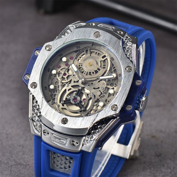 brand 2023 hublox automatic designer movement watches men 43mm rubber strap sapphire glass luxury quartz mens watch montre clocks ing, Slivery;black
brand 2023 hublox automatic designer movement watches men 43mm rubber strap sapphire glass luxury quartz mens watch montre clocks ing, Slivery;black