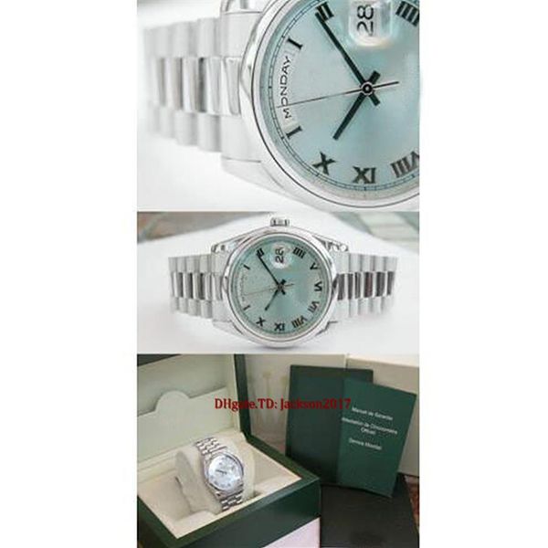 original box certificate casual modern men's watches day-date president 118206 mens glacier roman dial 36mm2234, Slivery;brown
original box certificate casual modern men's watches day-date president 118206 mens glacier roman dial 36mm2234, Slivery;brown
