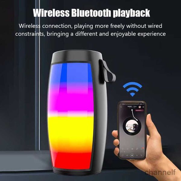 Image of Portable Speakers Wireless Bluetooth Speaker Small Portable Double Speaker Card Household Outdoor Loud R230824