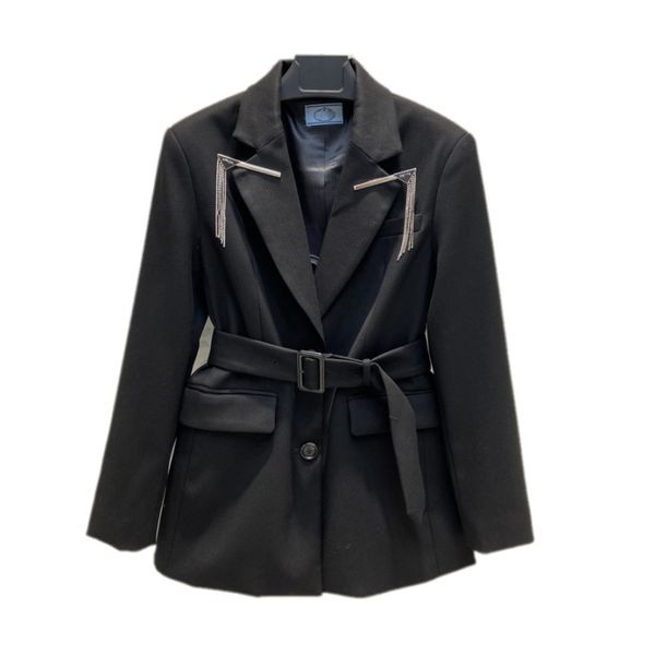 women jacket designer parkas 23ss fashion latest style with belt corset suit jackets lady slim coats outwear, Black;brown
women jacket designer parkas 23ss fashion latest style with belt corset suit jackets lady slim coats outwear, Black;brown