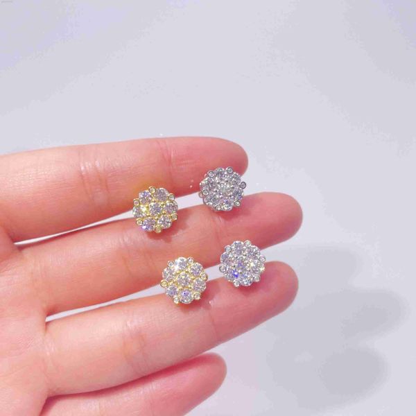 fine hip hop jewelry moissanite flower earrings iced out vvs moissanite gold plat sterling silver stud earrings, Golden
fine hip hop jewelry moissanite flower earrings iced out vvs moissanite gold plat sterling silver stud earrings, Golden