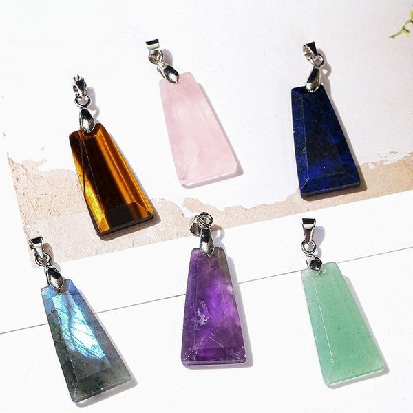 natural crystal stone trapezoid tag pendant opal rose lapis quartz agate charms for necklaces retro style jewelry making, Bronze;silver
natural crystal stone trapezoid tag pendant opal rose lapis quartz agate charms for necklaces retro style jewelry making, Bronze;silver