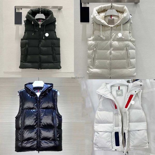 luxury designer mens vests womens embroidery badge thickened warm down vest tank couple loose casual winter puffer vest coat vest size 1/2/3, Black;brown
luxury designer mens vests womens embroidery badge thickened warm down vest tank couple loose casual winter puffer vest coat vest size 1/2/3, Black;brown