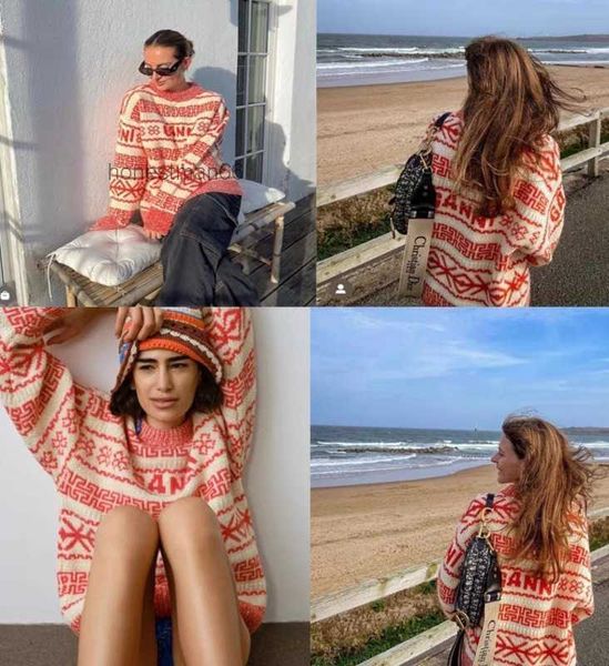 ganni sweater 23aw women designer gannis jumper woven printed round-neck wool sweatshirt coat beige with orange ganni top, White;black
ganni sweater 23aw women designer gannis jumper woven printed round-neck wool sweatshirt coat beige with orange ganni top, White;black
