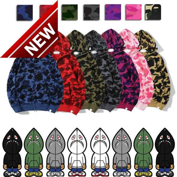 men's hoodies sweatshirts mens designer hoodie full zip up shark for black camouflage blue hoody hooded sweatshirt man long sleeve tech
men's hoodies sweatshirts mens designer hoodie full zip up shark for black camouflage blue hoody hooded sweatshirt man long sleeve tech
