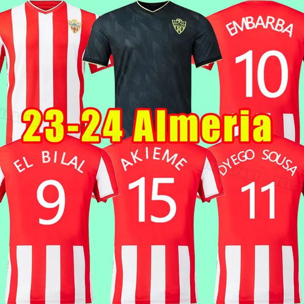 23 24 ud almeria home soccer jerseys 2023 away juan villar sadiq dyego sousa maillots de foot shirt akieme samu football uniform men kids ch, Black;yellow
23 24 ud almeria home soccer jerseys 2023 away juan villar sadiq dyego sousa maillots de foot shirt akieme samu football uniform men kids ch, Black;yellow