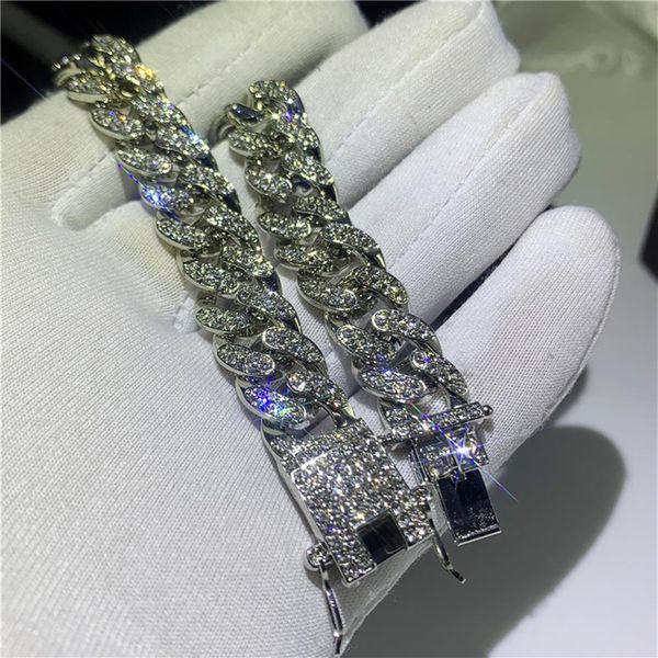 mens luxury iced out fashion bracelets gold cuban link chain miami bracelet hip hop jewelry301d, Golden;silver
mens luxury iced out fashion bracelets gold cuban link chain miami bracelet hip hop jewelry301d, Golden;silver