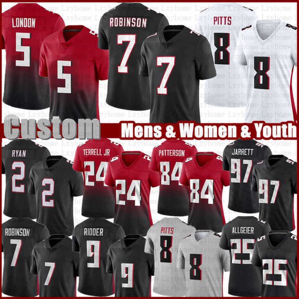 kyle pitts 7 bijan robinson football jersey drake london taylor heinicke desmond ridder atlantas patterson falcon aj terrell jr michael vick, Black;red
kyle pitts 7 bijan robinson football jersey drake london taylor heinicke desmond ridder atlantas patterson falcon aj terrell jr michael vick, Black;red