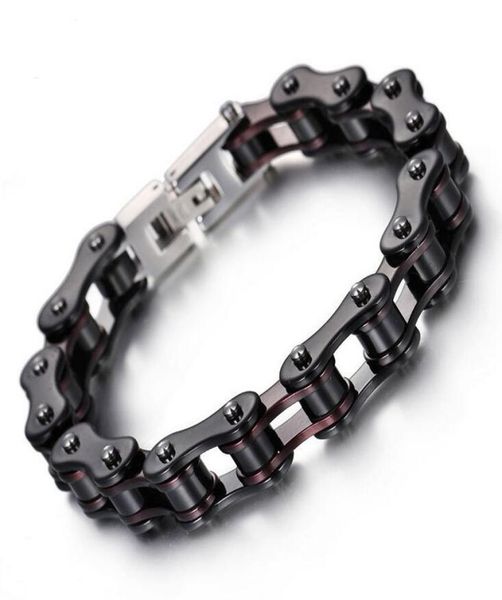 1016mm wide boys mens chain dark red black biker bicycle motor motorcycle link 316l stainless steel chain bracelet whole gift3661200, Golden;silver
1016mm wide boys mens chain dark red black biker bicycle motor motorcycle link 316l stainless steel chain bracelet whole gift3661200, Golden;silver
