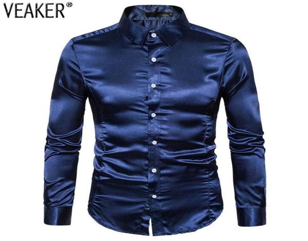 men039s silk satin party shirts male slim fit long sleeve solid color shiny nightclub wedding shirt 10 colors s2xl casual5911182, White;black
men039s silk satin party shirts male slim fit long sleeve solid color shiny nightclub wedding shirt 10 colors s2xl casual5911182, White;black