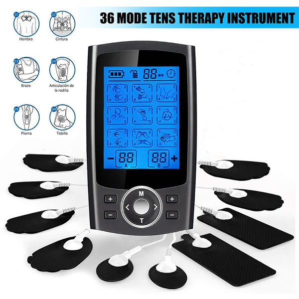 portable slim equipment tens muscle stimulator 36 mode electric ems acupuncture body massage digital therapy slimming machine electrostimula
portable slim equipment tens muscle stimulator 36 mode electric ems acupuncture body massage digital therapy slimming machine electrostimula