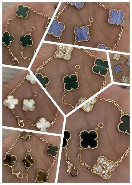 designer four-leaf clover bracelet luxury 18k four-leaf clover pearl 4-leaf gold laser brand bracelet earrings charm bracelet necklace weddi, Golden;silver
designer four-leaf clover bracelet luxury 18k four-leaf clover pearl 4-leaf gold laser brand bracelet earrings charm bracelet necklace weddi, Golden;silver