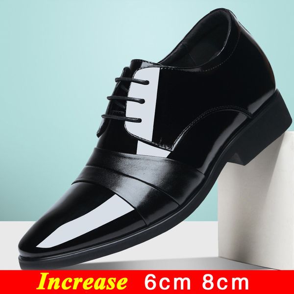 dress shoes men's dress shoes elevator shoes genuine leather increase business sneakers for men 8cm 6cm heightening shoes moccasins tal, Black
dress shoes men's dress shoes elevator shoes genuine leather increase business sneakers for men 8cm 6cm heightening shoes moccasins tal, Black