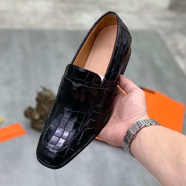 designer men's shoes men's leather spring and summer breathable business formal leather shoes men's charm casual can wear a v, Black
designer men's shoes men's leather spring and summer breathable business formal leather shoes men's charm casual can wear a v, Black