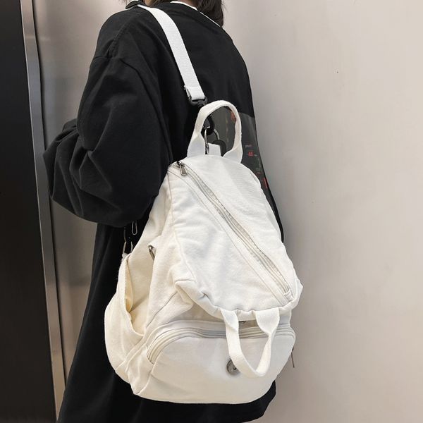 school bags lapgirl travel brown bag fashion female college student backpack ladies canvas vintage small 230823
school bags lapgirl travel brown bag fashion female college student backpack ladies canvas vintage small 230823