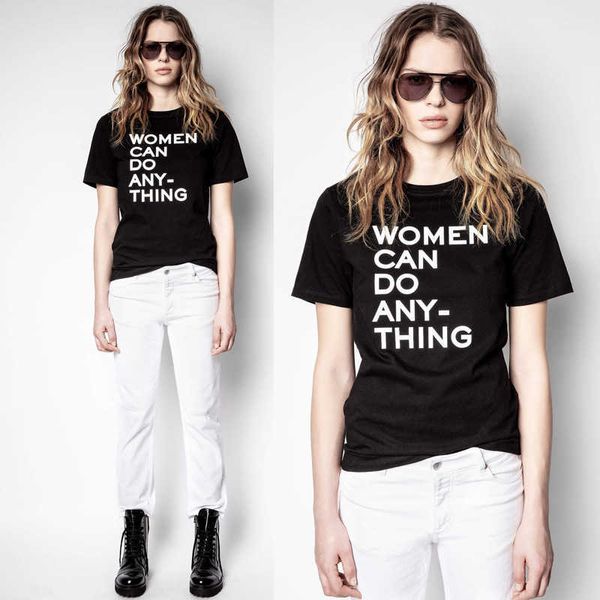 zadig voltaire 23ss designer t shirt women's t-shirts summer new french minority zv women's classic letter printed cotton short sl, White
zadig voltaire 23ss designer t shirt women's t-shirts summer new french minority zv women's classic letter printed cotton short sl, White