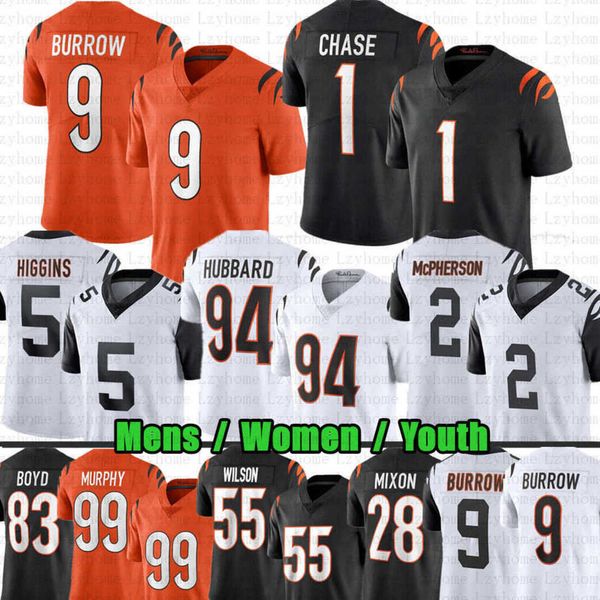 9 joe burrow football jersey 1 ja'marr chase custom tee higgins evan mcpherson joe mixon sam hubbard logan wilson trey hendrickson myle, Black;red
9 joe burrow football jersey 1 ja'marr chase custom tee higgins evan mcpherson joe mixon sam hubbard logan wilson trey hendrickson myle, Black;red