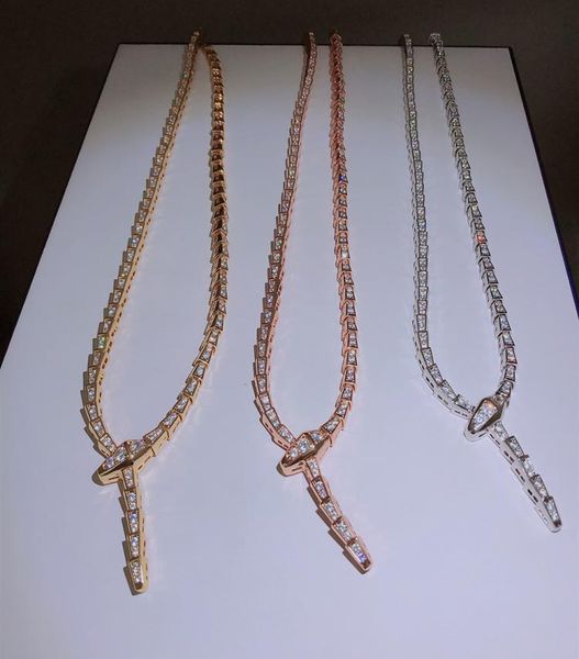 2020brand s925 silver-plated -shaped necklace zircon set elegant classic design python neck chain prom fashion women's necklace5140492
2020brand s925 silver-plated -shaped necklace zircon set elegant classic design python neck chain prom fashion women's necklace5140492