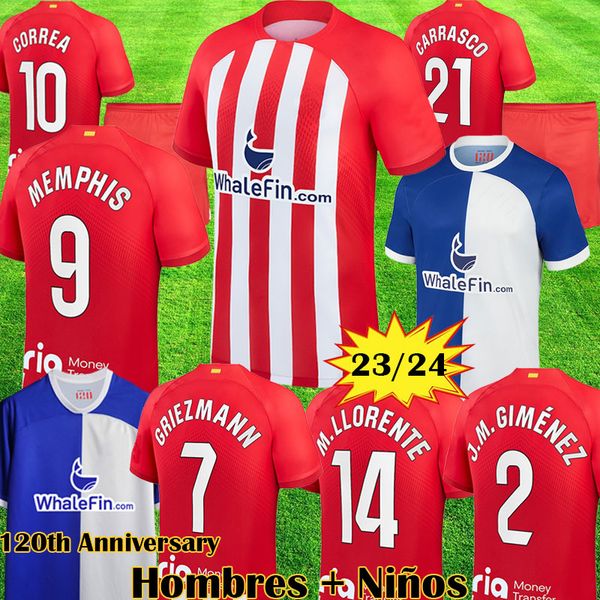 23 24 atletico soccer jerseys 120 year anniversary memphis madrids 2023 2024 carrasco correa 120th camiseta de futbol herrera llorente a mad, Black;yellow
23 24 atletico soccer jerseys 120 year anniversary memphis madrids 2023 2024 carrasco correa 120th camiseta de futbol herrera llorente a mad, Black;yellow