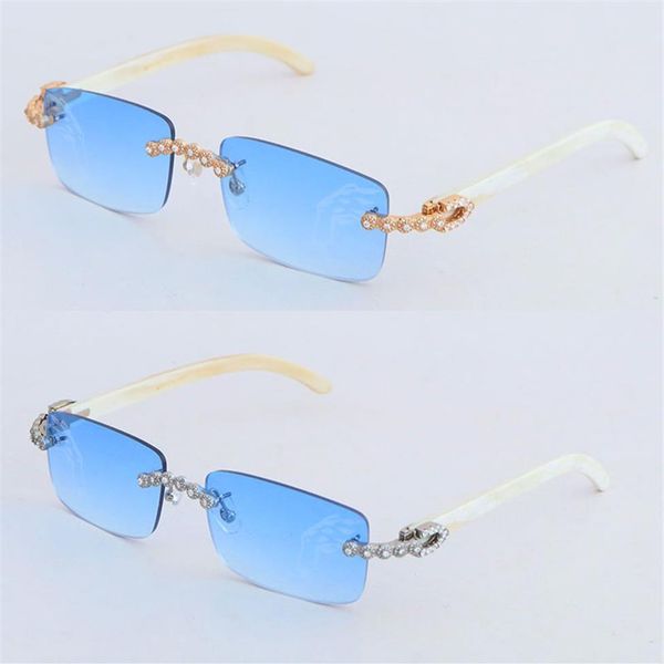 luxury moissanite diamond rimless sunglasses for women 8200757 original white genuine natural horn men leopard lens eyewear large 2986, White;black
luxury moissanite diamond rimless sunglasses for women 8200757 original white genuine natural horn men leopard lens eyewear large 2986, White;black