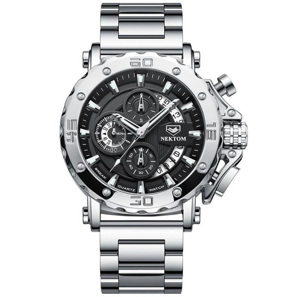 nektom 316l stainless steel quality dial and strap mens watch hollow mystery luminous quartz watches accurate travel time elegant 350d, Slivery;brown
nektom 316l stainless steel quality dial and strap mens watch hollow mystery luminous quartz watches accurate travel time elegant 350d, Slivery;brown