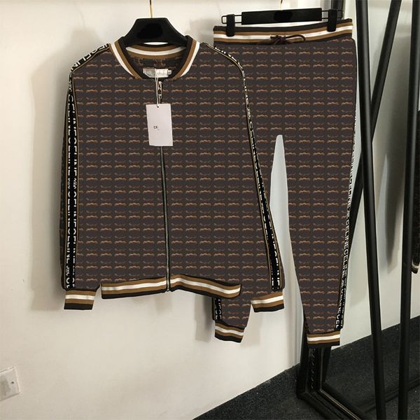 women logo print jacket pants fashion long sleeved coat high waist casual pants street style zipper jacket sweatshirt pants set, Gray
women logo print jacket pants fashion long sleeved coat high waist casual pants street style zipper jacket sweatshirt pants set, Gray