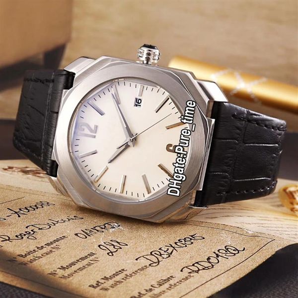 new octo 41mm steel case 102207 bgo41wsld white dial swiss quartz mens watch white leather gents sport watches pure time 12c3041, Slivery;brown
new octo 41mm steel case 102207 bgo41wsld white dial swiss quartz mens watch white leather gents sport watches pure time 12c3041, Slivery;brown