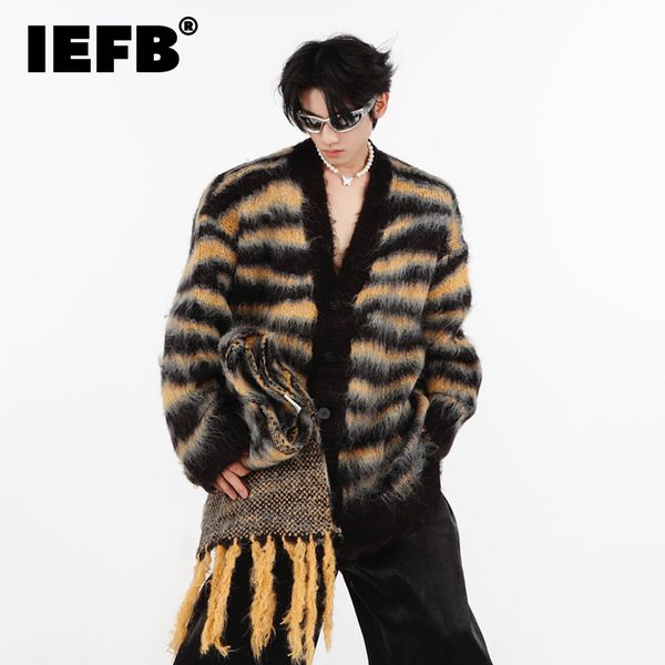 men's sweaters iefb cardigan stripe patchwork sweater fashion vneck scarf niche design loose knit coat men autumn winter clothing 9c172, White;black
men's sweaters iefb cardigan stripe patchwork sweater fashion vneck scarf niche design loose knit coat men autumn winter clothing 9c172, White;black