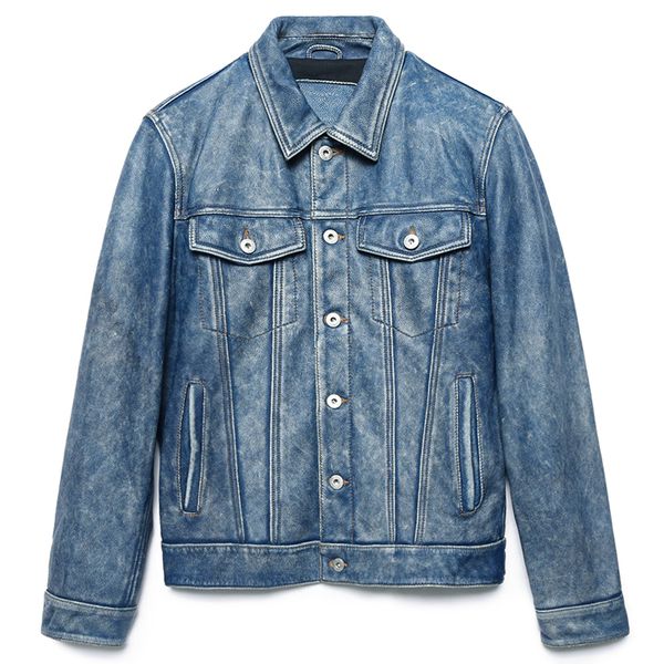men's jackets vintage blue 507 casual genuine leather jacket men real cowhide slim bomber coat mens autumn male clothes 230824, Black;brown
men's jackets vintage blue 507 casual genuine leather jacket men real cowhide slim bomber coat mens autumn male clothes 230824, Black;brown