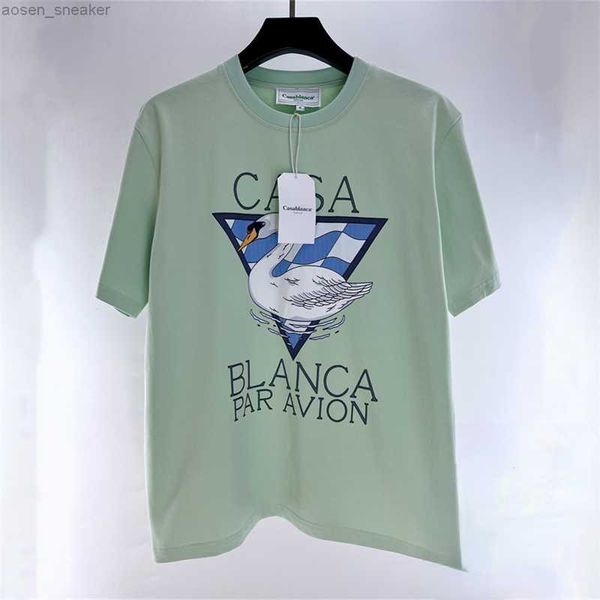 black white multicolour casablanca fashion t-shirt men women swan triangle printing casablanca tees, White;black
black white multicolour casablanca fashion t-shirt men women swan triangle printing casablanca tees, White;black