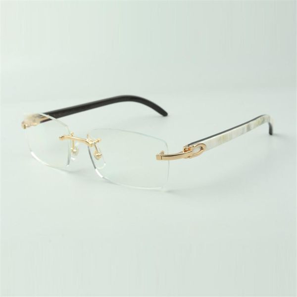 buffs glasses frames 3524012 with natural hybrid buffalo horns sticks and 56mm lenses246d, White;black
buffs glasses frames 3524012 with natural hybrid buffalo horns sticks and 56mm lenses246d, White;black