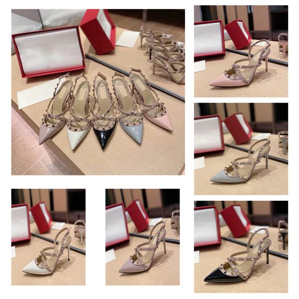 women designer dress shoes new designer high heels autumn spring rivets printed shoe leather pumps lady wedding luxury brand peep-toes sanda, Black
women designer dress shoes new designer high heels autumn spring rivets printed shoe leather pumps lady wedding luxury brand peep-toes sanda, Black
