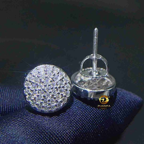 fine jewelry screw back earring luxury gold plated 925 sterling silver iced out moissanite diamond stud earrings for men, Golden
fine jewelry screw back earring luxury gold plated 925 sterling silver iced out moissanite diamond stud earrings for men, Golden