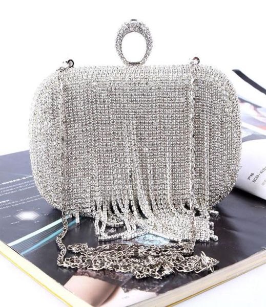 new rhinestones women clutch bags diamonds tassels finger ring evening bags crystal wedding bridal handbags purse bags4735673, Black
new rhinestones women clutch bags diamonds tassels finger ring evening bags crystal wedding bridal handbags purse bags4735673, Black