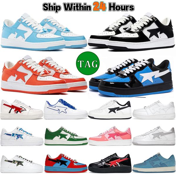 with box sk8 men women casual shoes sta low sneaker court designer nigo bathing apes platform shoe shark black white grey patent leather gre
with box sk8 men women casual shoes sta low sneaker court designer nigo bathing apes platform shoe shark black white grey patent leather gre