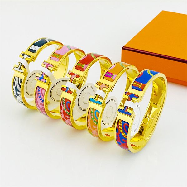 new classic design stainless steel h bangle colorful cuff bracelet jewelry for women gift, Black
new classic design stainless steel h bangle colorful cuff bracelet jewelry for women gift, Black