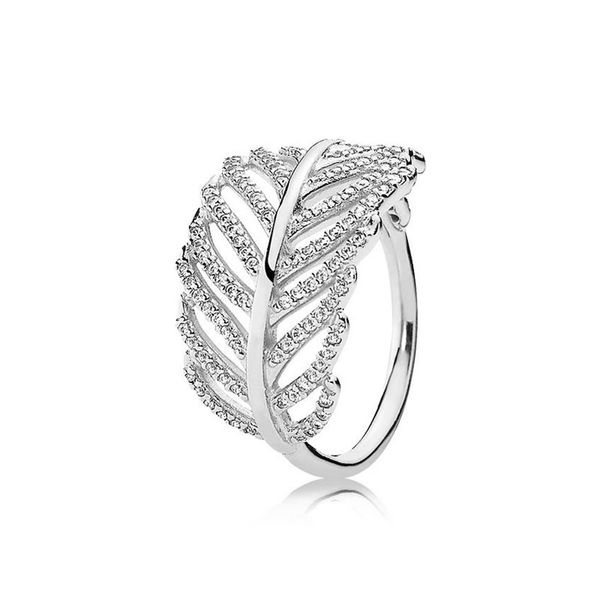 925 sterling silver feather wedding ring logo original box for pandora engagement jewelry cz diamond crystal rings for women girls235h, Slivery;golden
925 sterling silver feather wedding ring logo original box for pandora engagement jewelry cz diamond crystal rings for women girls235h, Slivery;golden
