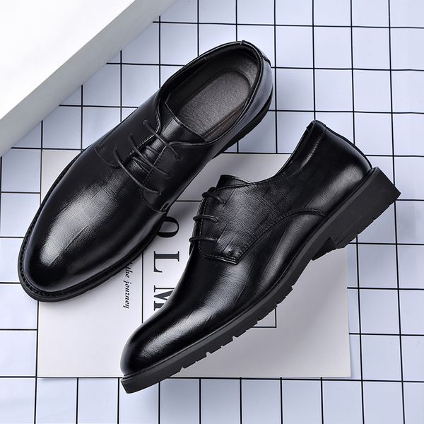 dress shoes autumn men's genuine leather shoes durable soft sole men's wedding shoes banquet dress shoes conference business shoes, Black
dress shoes autumn men's genuine leather shoes durable soft sole men's wedding shoes banquet dress shoes conference business shoes, Black