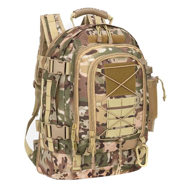 60l men military tactical backpack army hiking climbing bag outdoor waterproof sports travel bags camping hunting rucksack a4
60l men military tactical backpack army hiking climbing bag outdoor waterproof sports travel bags camping hunting rucksack a4