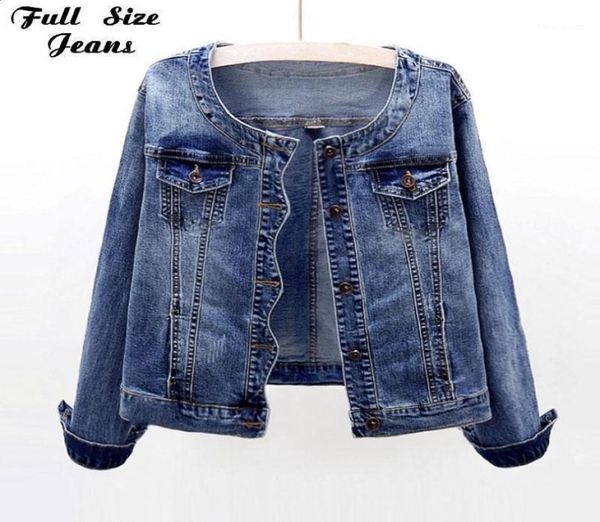 women039s jackets women round collar matching short denim jacket 5xl autumn design wave hem dark blue bomber jeans coat slim fi8405807, Black;brown
women039s jackets women round collar matching short denim jacket 5xl autumn design wave hem dark blue bomber jeans coat slim fi8405807, Black;brown