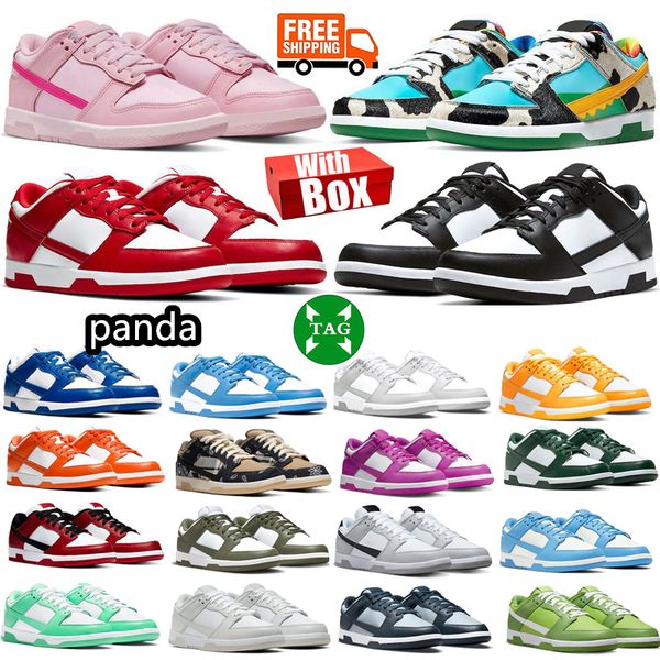 with box low designer casual shoes panda pink chunky men women white black unc grey fog team green syracuse olive gai mens trainers outdoor
with box low designer casual shoes panda pink chunky men women white black unc grey fog team green syracuse olive gai mens trainers outdoor