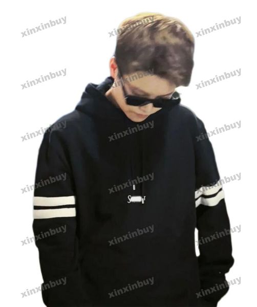 xinxinbuy men women designer sweatshirt paris letter embroidery sweater green gray blue black white xs-2xl, Black;brown
xinxinbuy men women designer sweatshirt paris letter embroidery sweater green gray blue black white xs-2xl, Black;brown