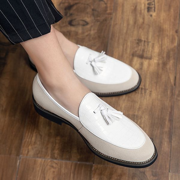 dress shoes black men loafers square toe slip-on tassels brown beige business formal shoes size 38-48 mens shoes 230824
dress shoes black men loafers square toe slip-on tassels brown beige business formal shoes size 38-48 mens shoes 230824