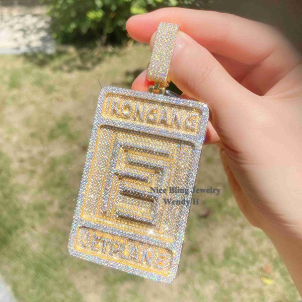 luxury custom pendant s925 sterling silver prong set moissanite diamond hip hop iced out jewelry
luxury custom pendant s925 sterling silver prong set moissanite diamond hip hop iced out jewelry
