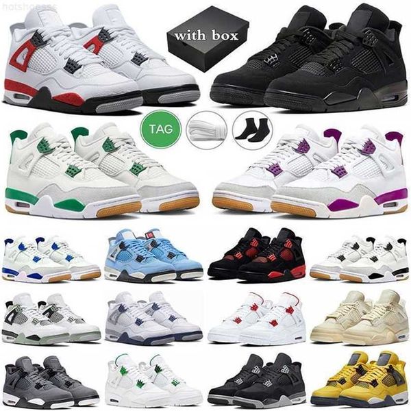 with box 4 basketball shoes men women jumpman 4s pine green black cat purple sapphire red cement white cement sail tour yellow mens trainers
with box 4 basketball shoes men women jumpman 4s pine green black cat purple sapphire red cement white cement sail tour yellow mens trainers