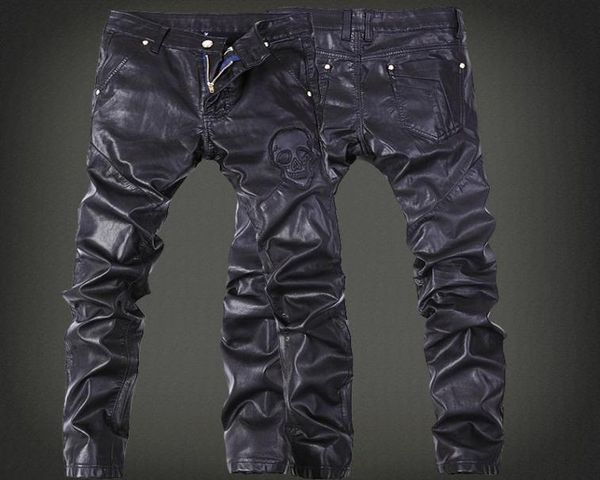 autumn and winter black leather pants show men039s fashion locomotive jeans7177854, Blue
autumn and winter black leather pants show men039s fashion locomotive jeans7177854, Blue